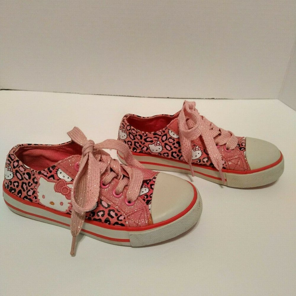 Sanrio, Hello Kitty, Pink Leopard Print, Baby Shoe, Size 11M, Made in 2013